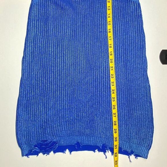 NWT | SER.O.YA | YONIT DRESS | Royal Blue Coated | XS - Picture 10 of 14